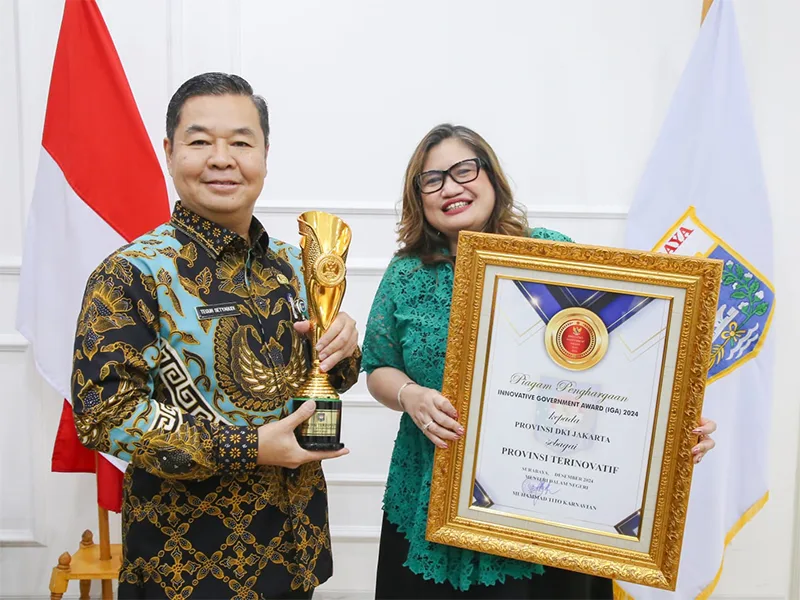 Pemprov DKI Jakarta Raih Dua Penghargaan Bergengsi Jelang Akhir 2024