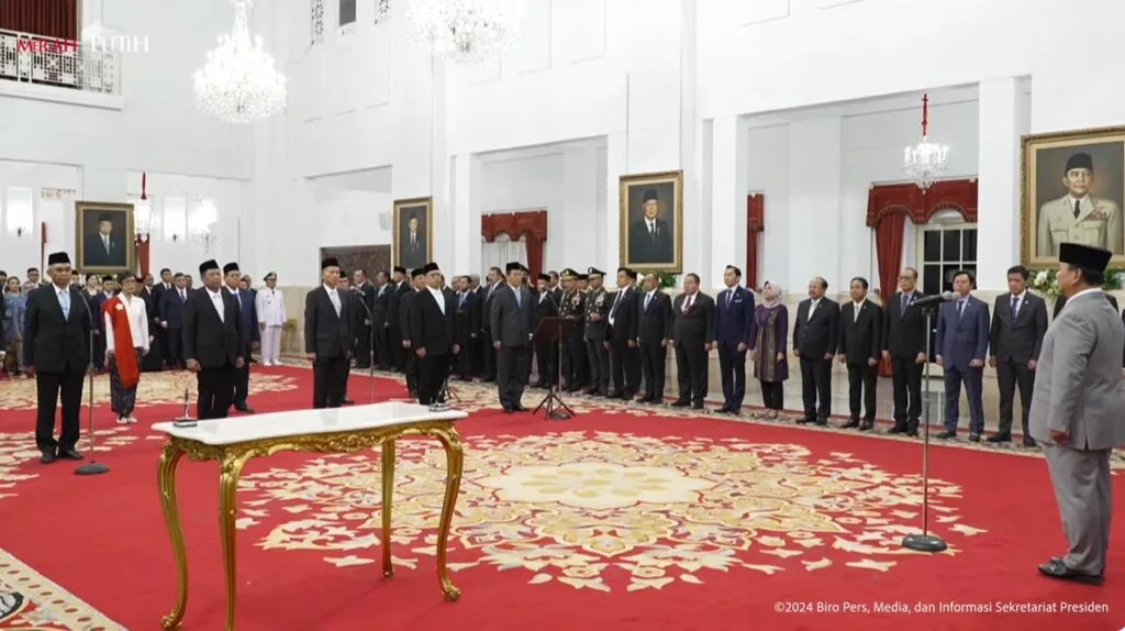 Presiden Prabowo Saksikan Pengucapan Sumpah Janji Dewas dan Pimpinan KPK