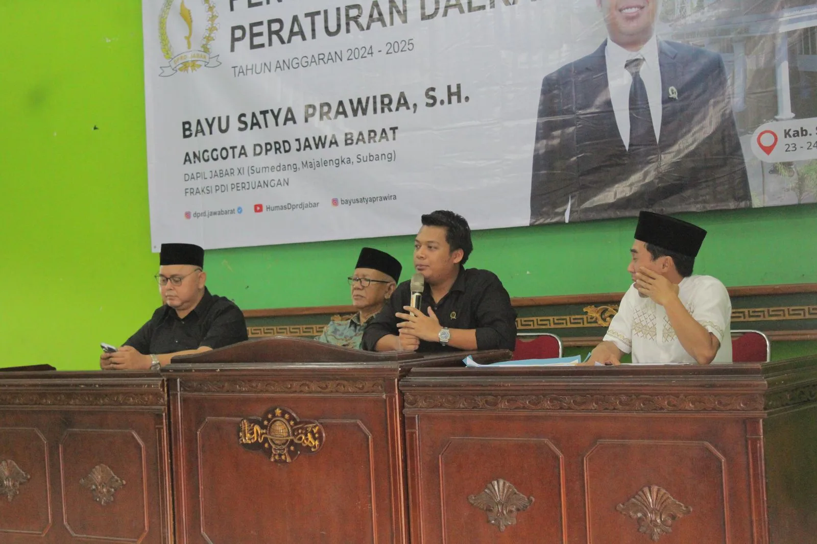 Bayu Satya Prawira Sosialisasikan Perda Ekonomi Kreatif di Sumedang