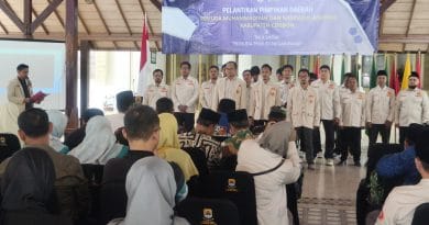 Pelantikan PDPM dan PDNA Kabupaten Cirebon, di Pendopo Bupati Cirebon. Sabtu (15/11/2025)