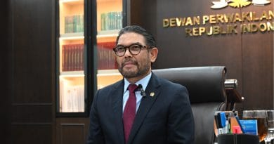 Anggota Komisi III DPR RI Nasir Djamil saat hadir dalam persidangan melalui zoom di Ruang Konstitusi20260129180950