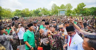 Kapolri Listyo Sigit Prabowo membuka pelatihan GP Ansor dan Banser di Bantul Yogyakarta