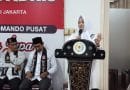 Fahira Idris memberikan sambutan pada peringatan Milad ke-9 Bang Japar di Jakarta Selatan.