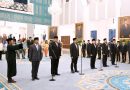 Presiden Prabowo Lantik Dudung, Qodari, dan Abdul Kadir Karding di Istana Negara