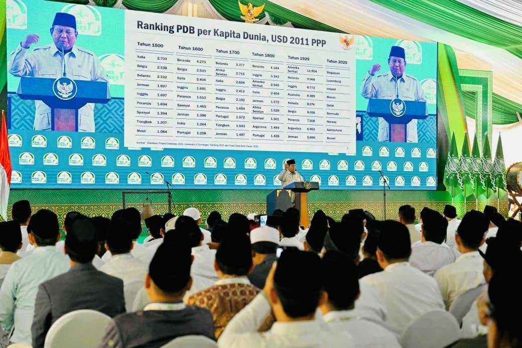Di Hadapan Ulama NU, Prabowo Sebut Nahdlatul Ulama Kekuatan Patriotik Penjaga Persatuan Bangsa
