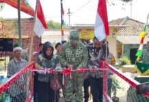 Jembatan Gantung Perintis Garuda Kodim 0614 Kota Cirebon Diresmikan, Hubungkan Dua RW di Kecapi
