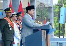 Prabowo di HUT ke-81 TNI: Kekuatan TNI Harus Selalu Bersama Rakyat